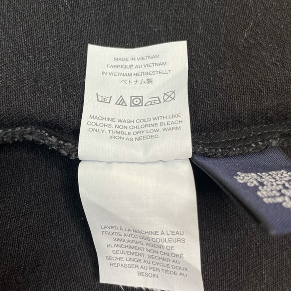 Madewell Frisco Raw Hem Black Denim Mini Skirt - Picture 13 of 16